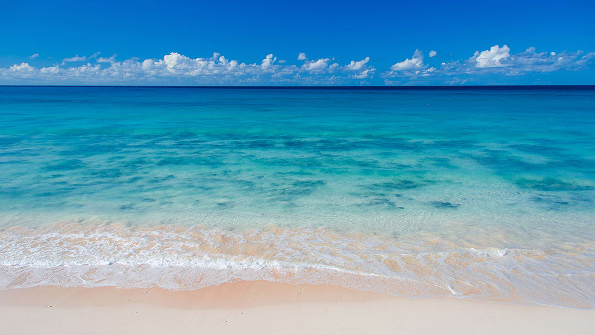 Barbados beach.